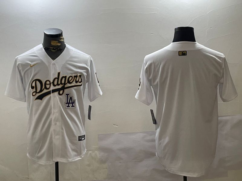 Men Los Angeles Dodgers Blank White Game 2024 Nike MLB Jersey style 12059->los angeles dodgers->MLB Jersey